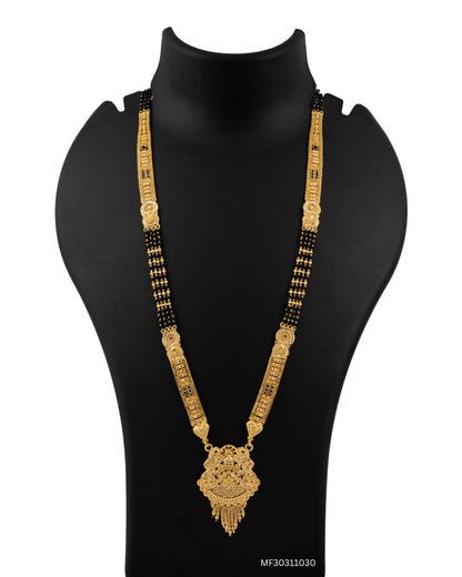 Premium Heritage Lattice Shield Forming Mangalsutra Jewelry