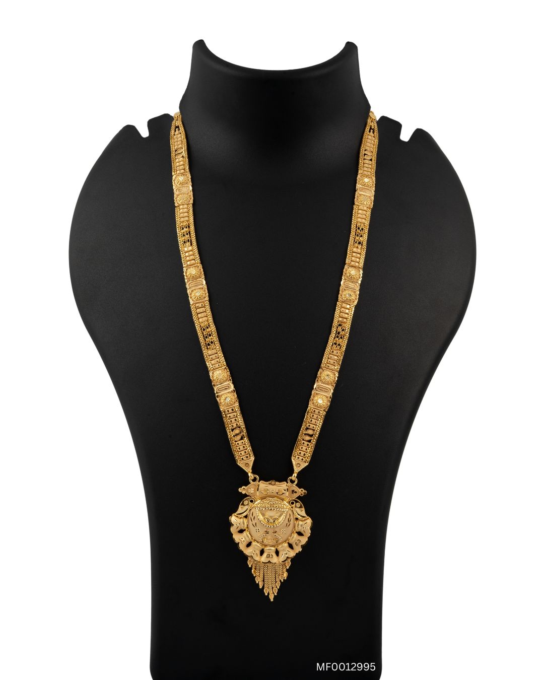 Refined Filigree Shield Forming Mangalsutra Jewelry