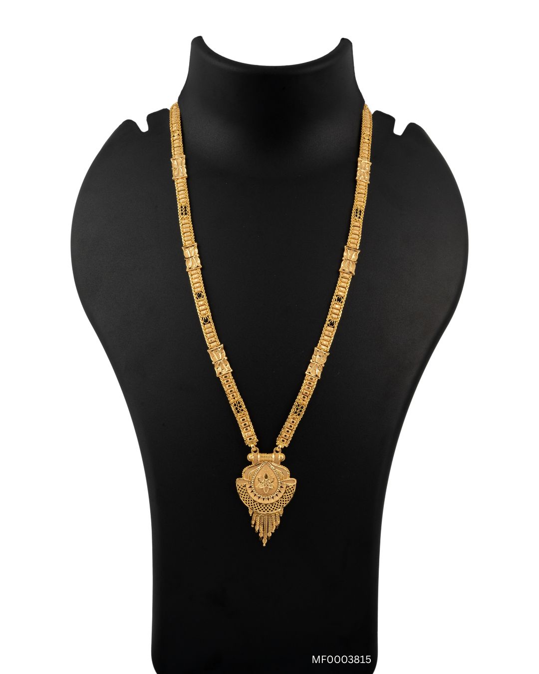 Floral Shield Forming Mangalsutra Jewelry