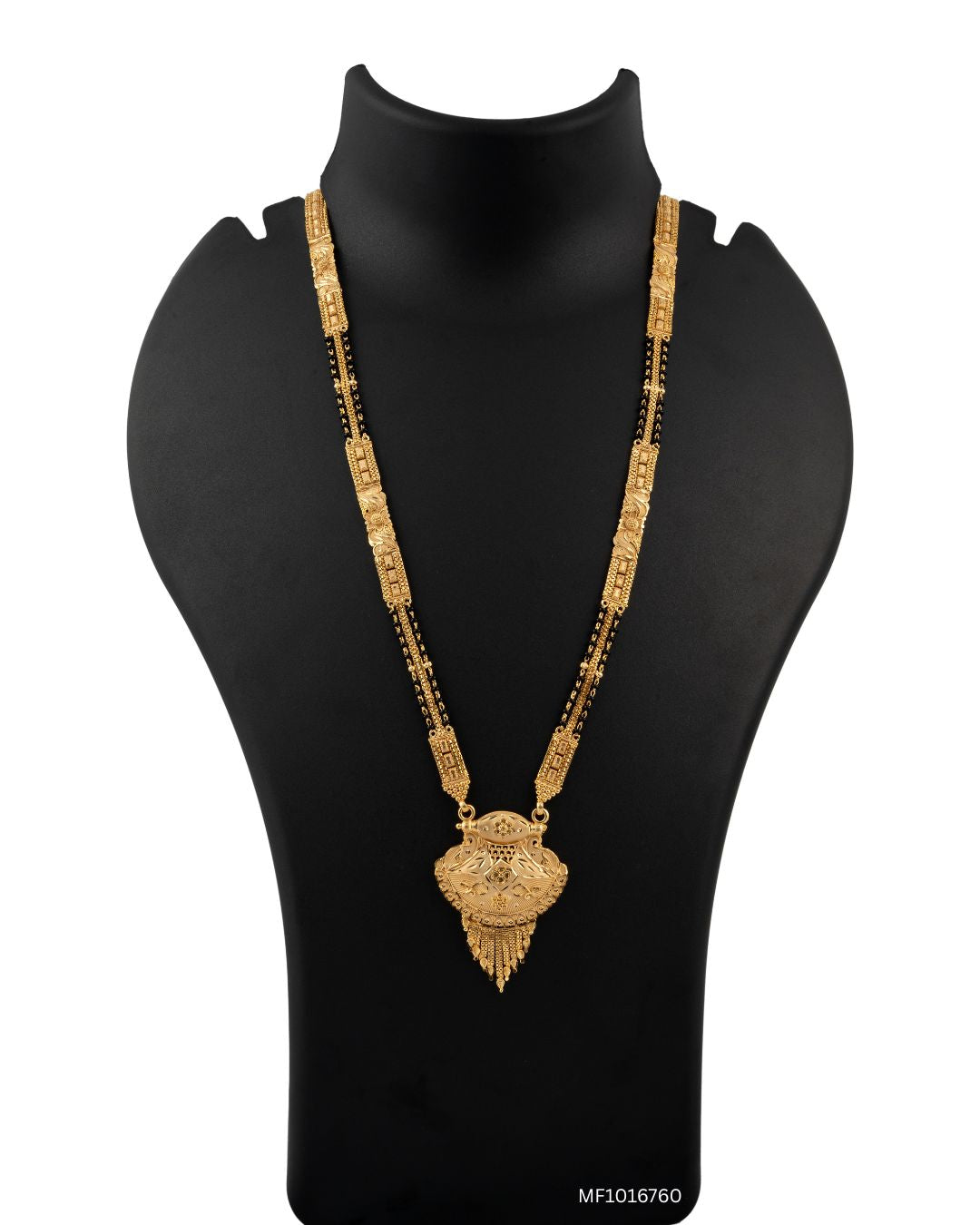 Premium Filigree Shield Forming Mangalsutra Jewelry