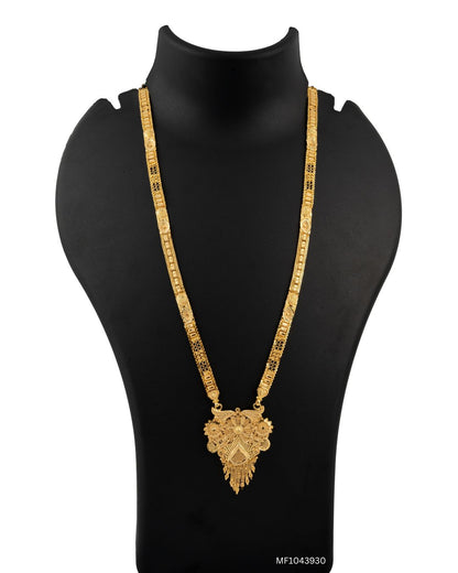 Floral Lattice Forming Mangalsutra Jewelry