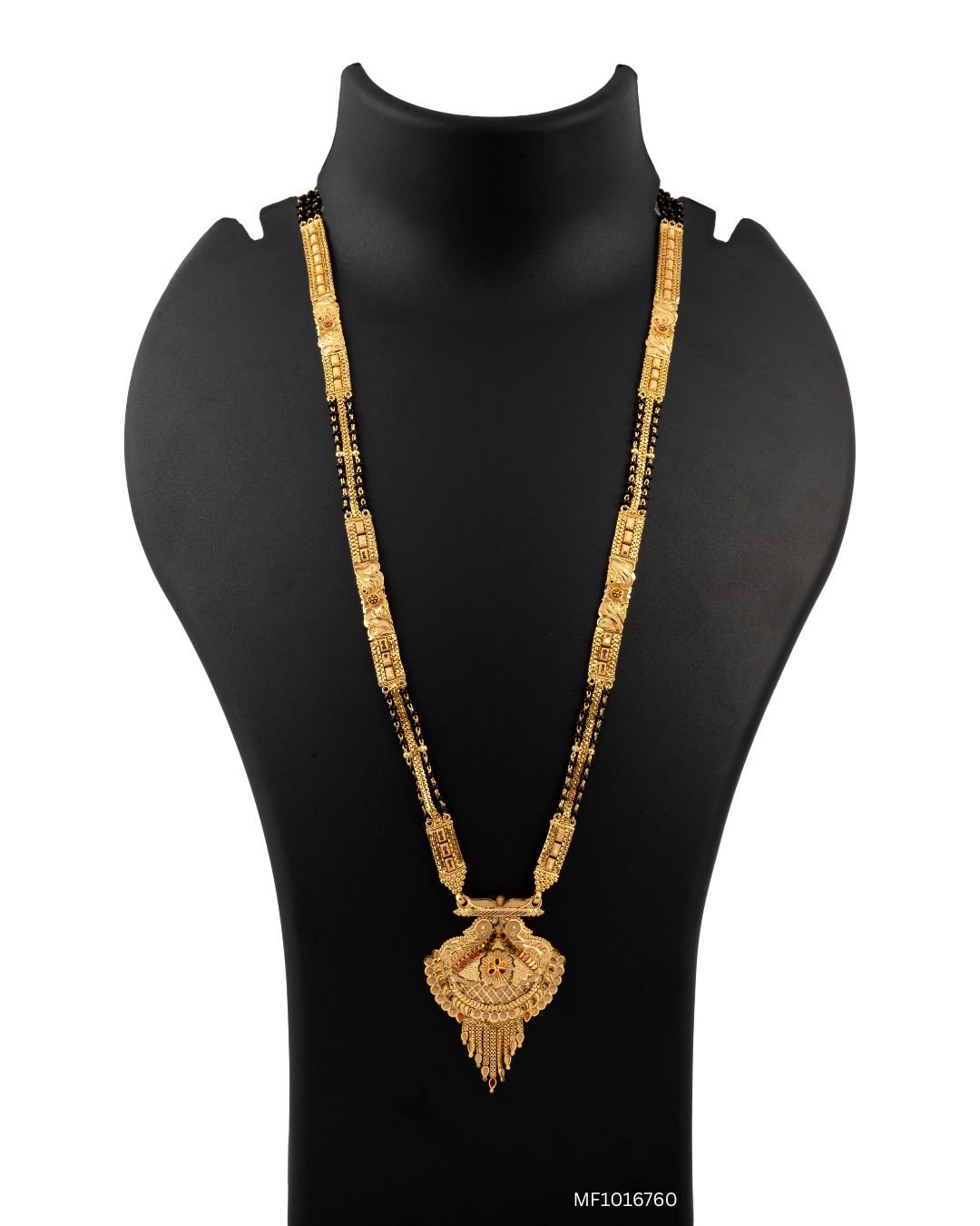 Premium Filigree Shield Forming Mangalsutra Jewelry