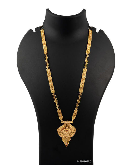 Premium Filigree Shield Forming Mangalsutra Jewelry