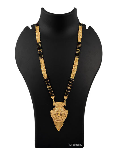 Premium Filigree Heart Shield Forming Mangalsutra Jewelry