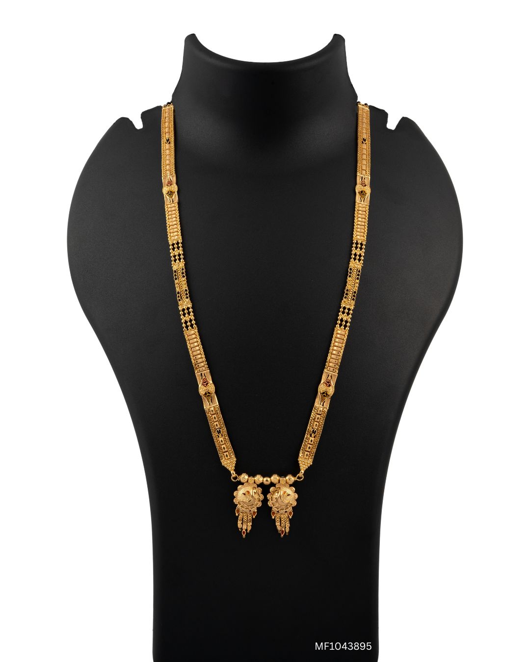 Filigree Heart Shield Forming Mangalsutra Jewelry