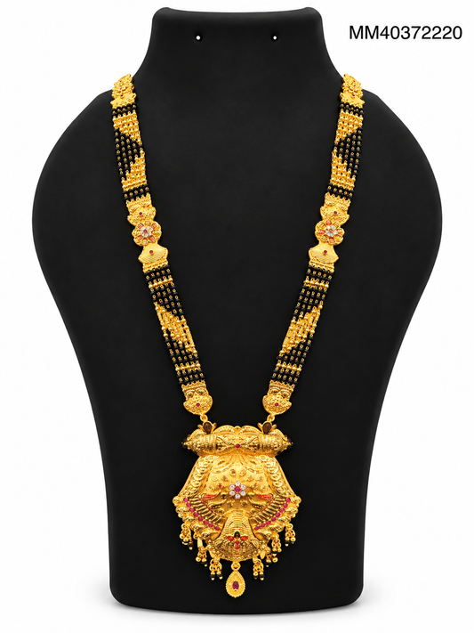 Sun-Petal Heritage - Micro Mangalsutra